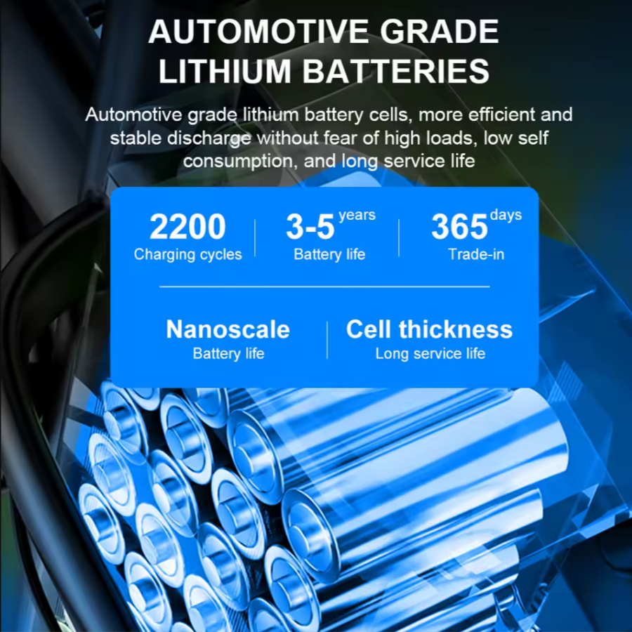 800W Electric Kick Scooter – 45KM/H 48V Off-Road Tires  Brushless Motor Foldable