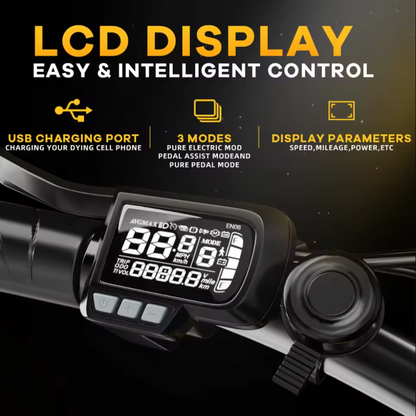 1000W Folding Electric Bike 48V