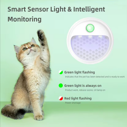 Odor Vanquisher: The Ultimate Pet Odor Rechargeable Purifier with Smart Sensor
