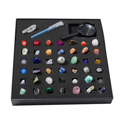 Crystal Educational Kit - 43 Kinds Of Mineral Specimens