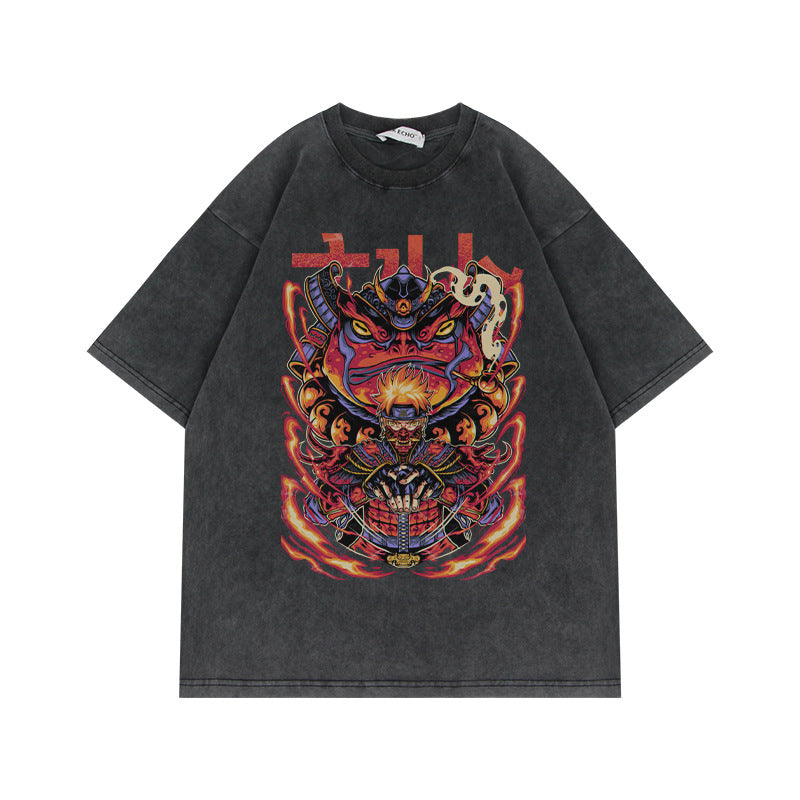 Heavyweight Washed Naruto Shirts - Various Styles