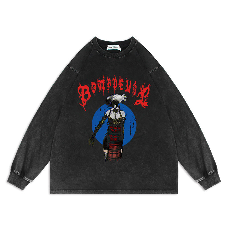 Various Chainsaw Man Heavy Duty Washed Sweaters