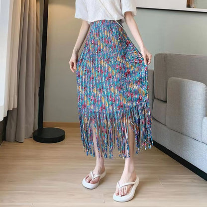 Women's Designer Tassel Style Summer Skirt