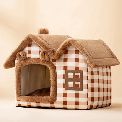 Luxury Double Top Detachable Pet House: A Cozy Retreat