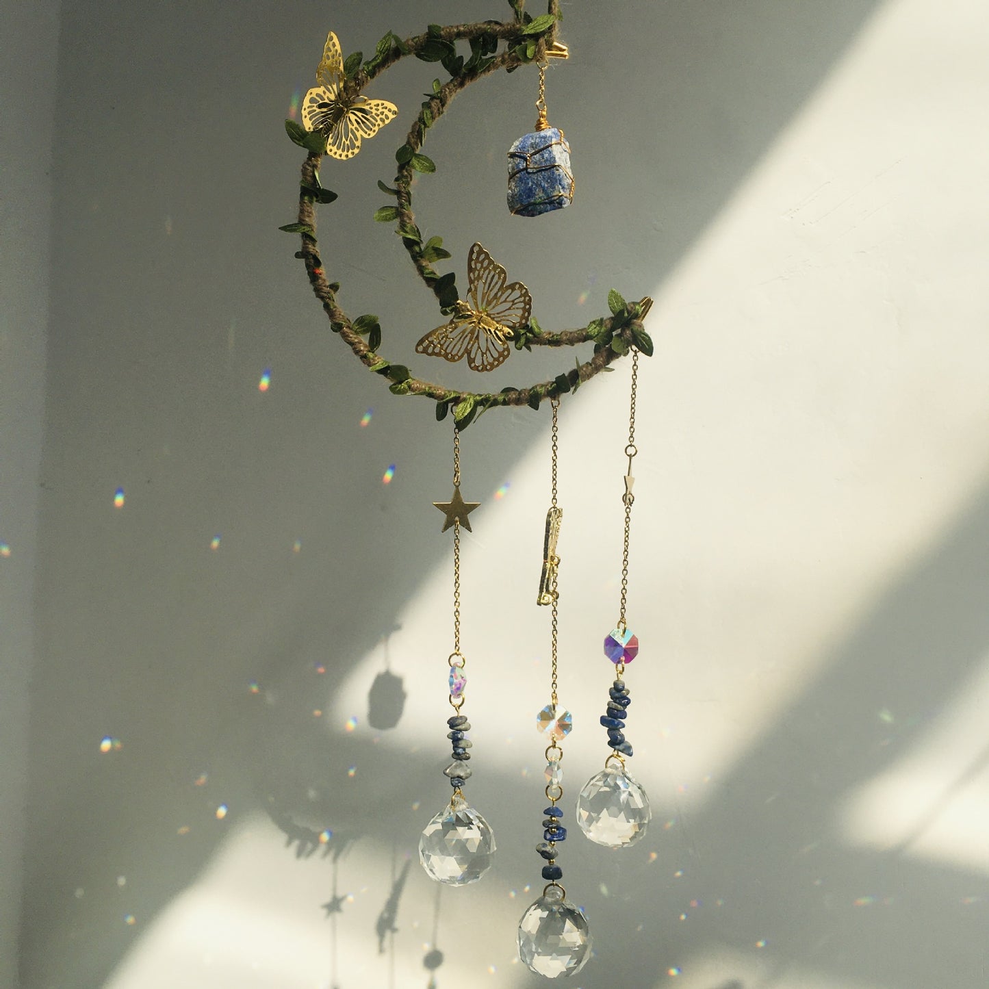 Natural Harmony Moon Wind Chime