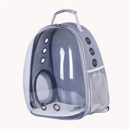 Panoramic Pet Adventure Backpack: Stylish, Spacious, and Transparent!
