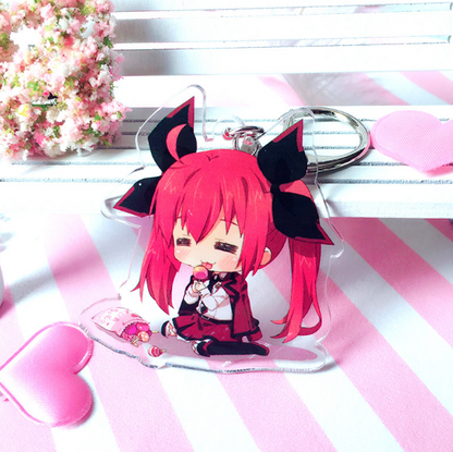 Kawaii DATE A LIVE Acrylic Keychain Charm