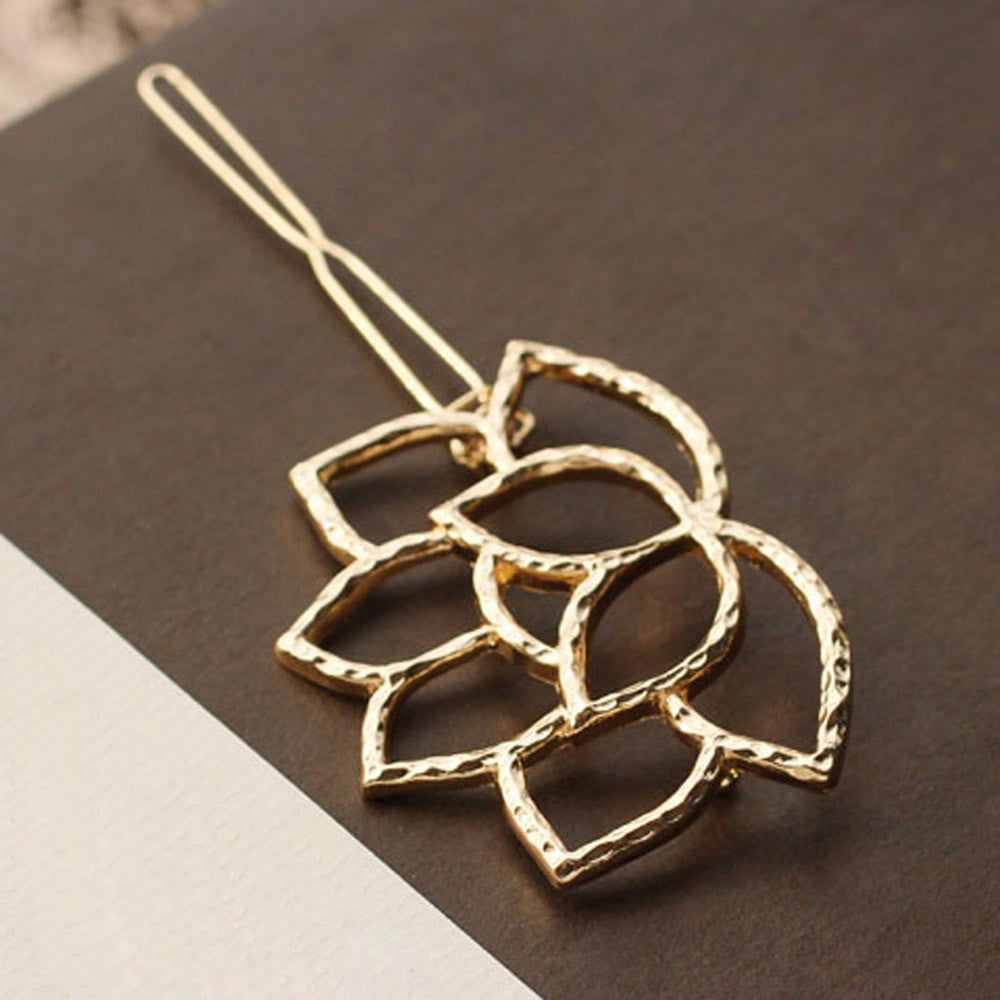 Lotus Bloom Hairpin Clip