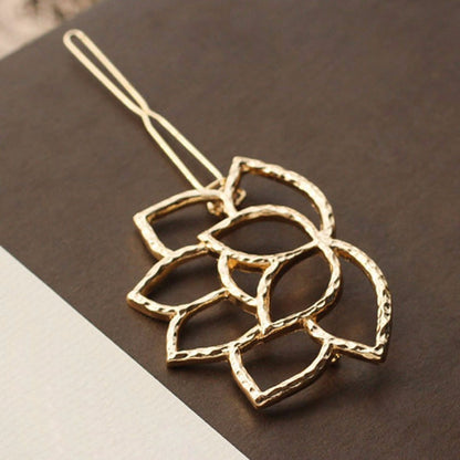 Lotus Bloom Hairpin Clip
