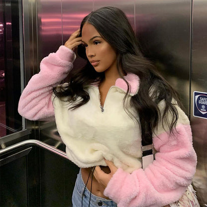 Cozy Crop Top Pullover