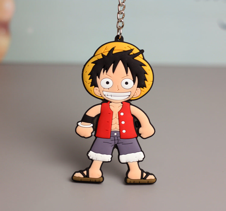 One Piece Keychains - Luffy, Zoro, Tony Chopper
