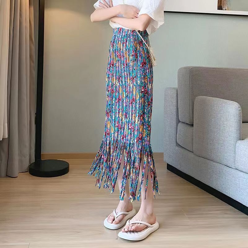 Women's Designer Tassel Style Summer Skirt