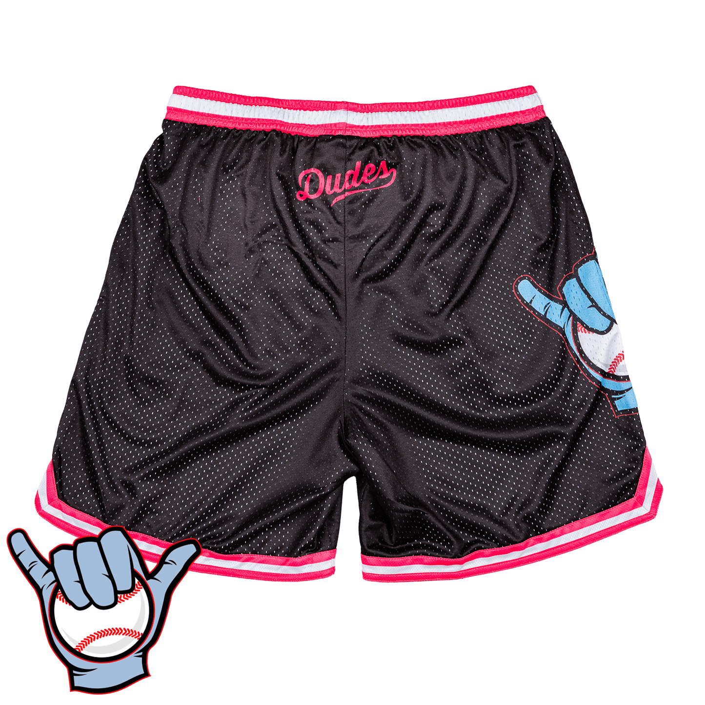 Dudes Mesh Lifestyle Baseball Shorts