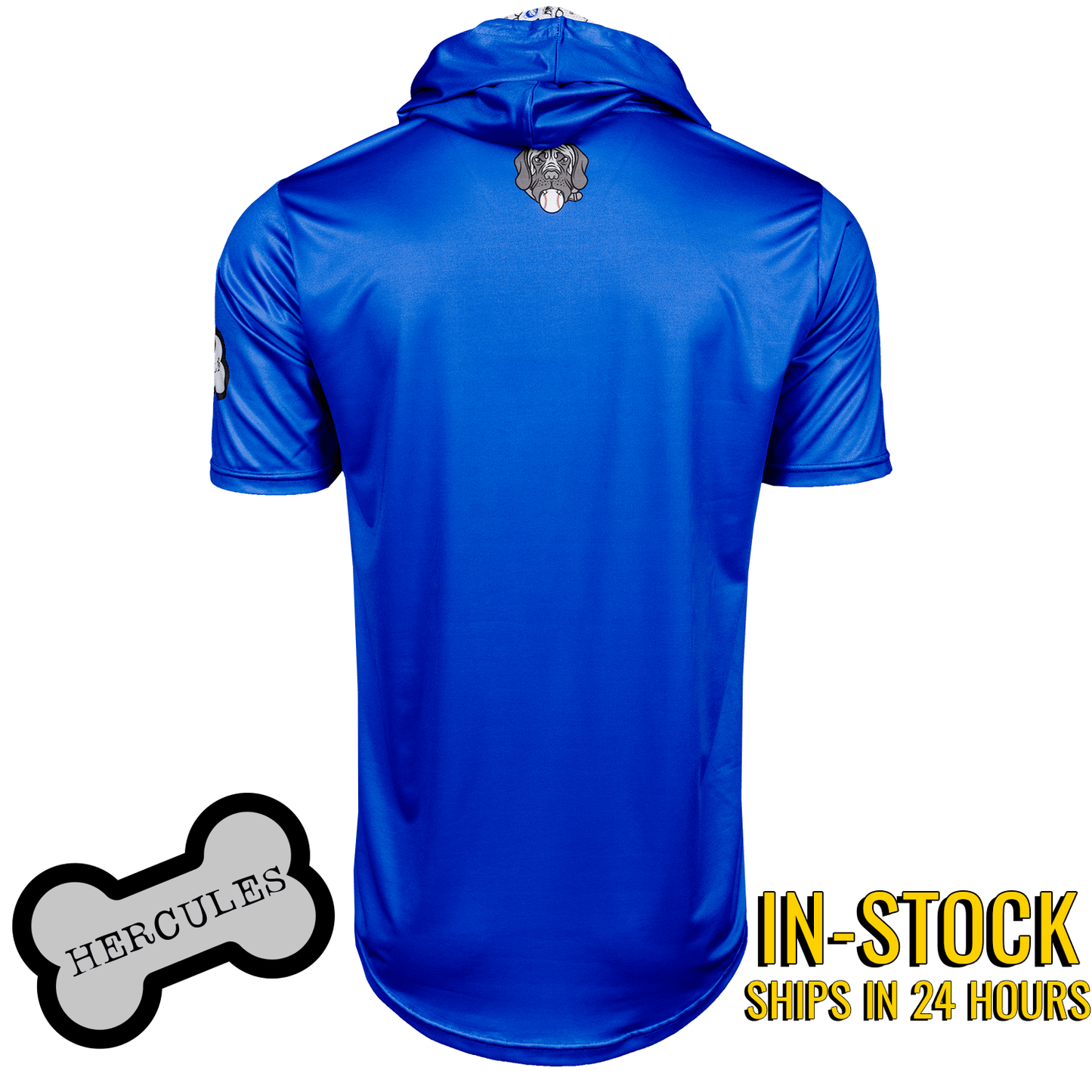 Hercules Short Sleeve HyperMAX Baseball Hoodie