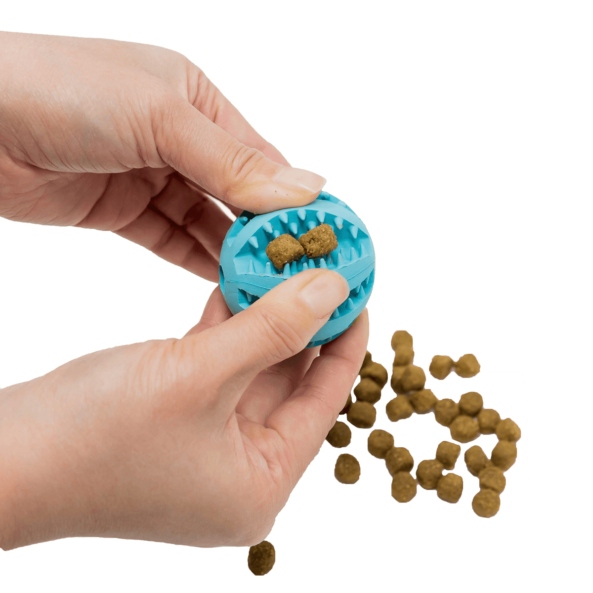 2.5” Squeaky Interactive Dog Balls for Puppy Teething Chew Toys for Small Dogs for Clean Teeth and Training.