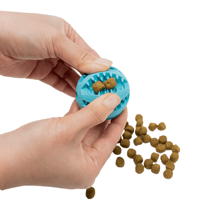 2.5” Squeaky Interactive Dog Balls for Puppy Teething Chew Toys for Small Dogs for Clean Teeth and Training.