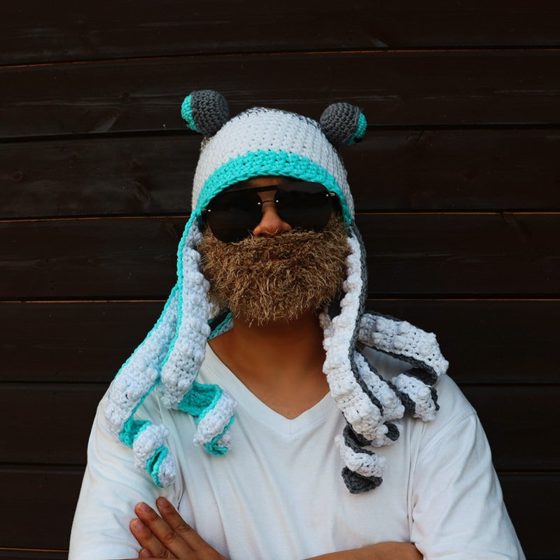 Kraken Cozy: Octopus Knitted Hood