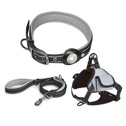 Airtag Pet Harness Safety Vest Set