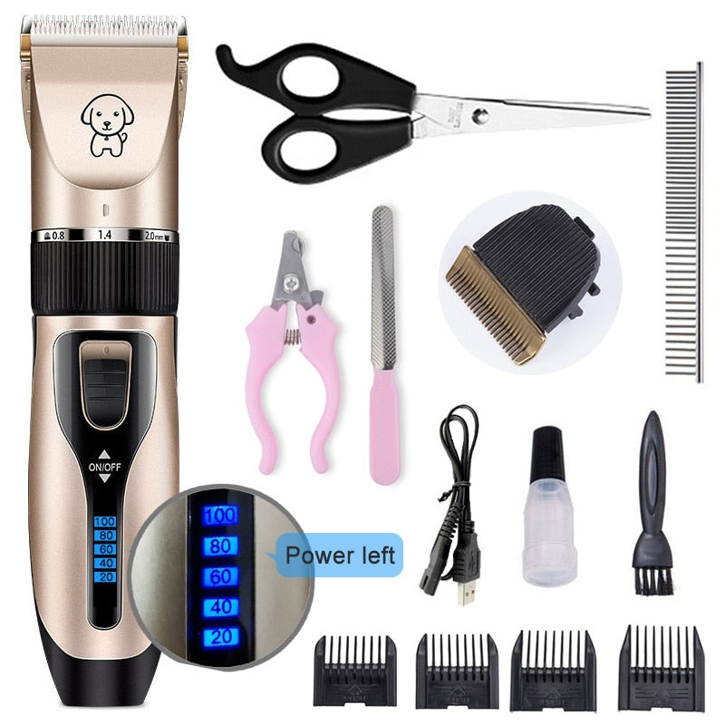 Professional Pet Hair clippers Cat or Dog (Low Noise)