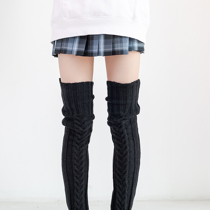 Woolen Knitted Lolita Socks