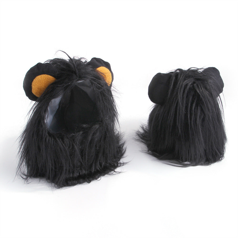 Lion Mane Headdress for Cats and Dogs: Adorable Pet Costume