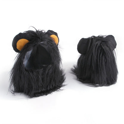 Lion Mane Headdress for Cats and Dogs: Adorable Pet Costume