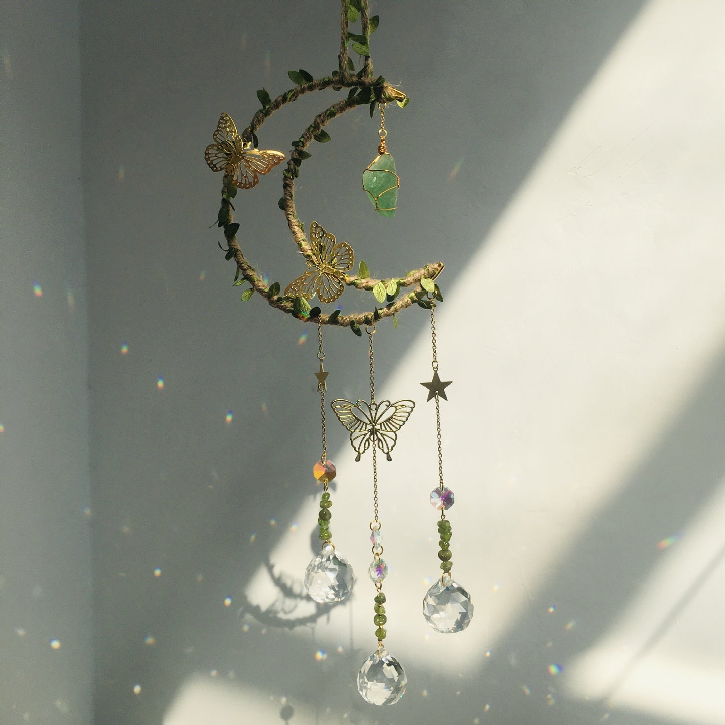 Natural Harmony Moon Wind Chime