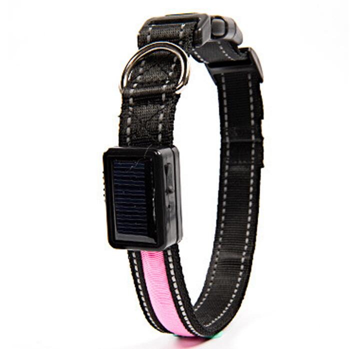 Solar Flare Pet Collar: LED Solar Luminous, Stylish Safety for Your Furry Friend