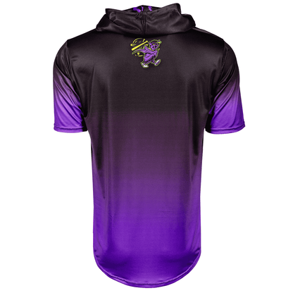 Bat Flips Baseball HyperMAX Short Sleeve Hoodie NEON