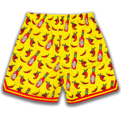 Ghost Peppers Mesh Lifestyle Baseball Shorts