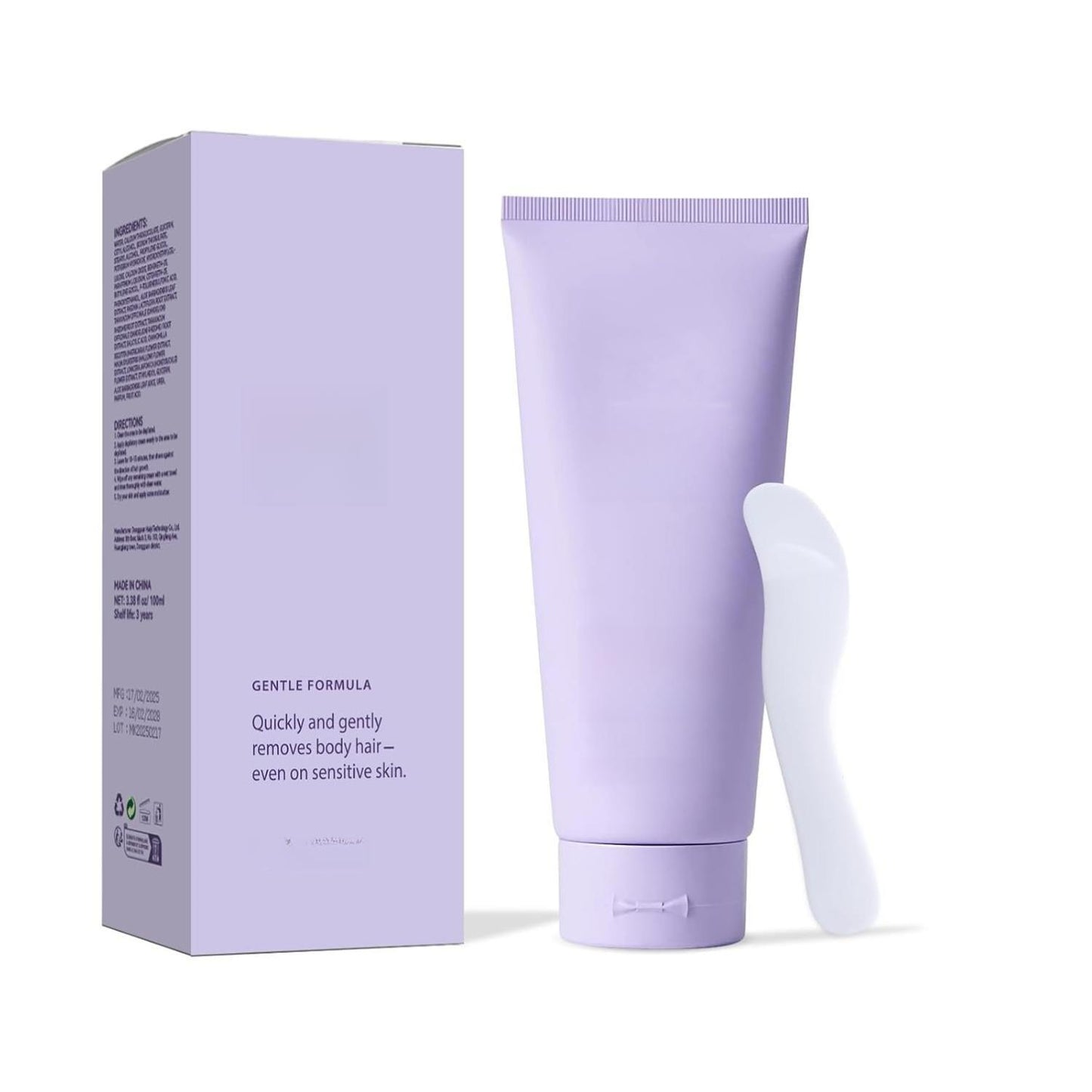 Facial Hair Removal Cream,Body Hair Removal Cream for Women with Spatula Applicator, Unisex Body & Skincar