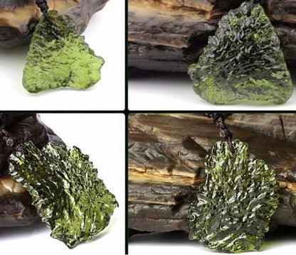 Lucky Moldavite Pendant