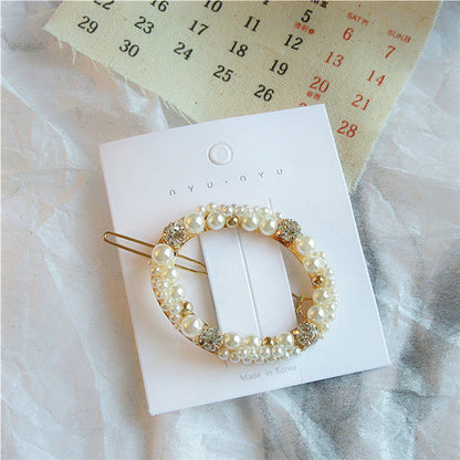 Pearly Shell Hair Barrettes