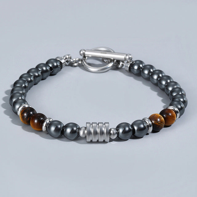 Tigers Eye Clasp Bracelet