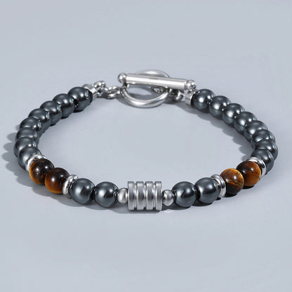 Tigers Eye Clasp Bracelet
