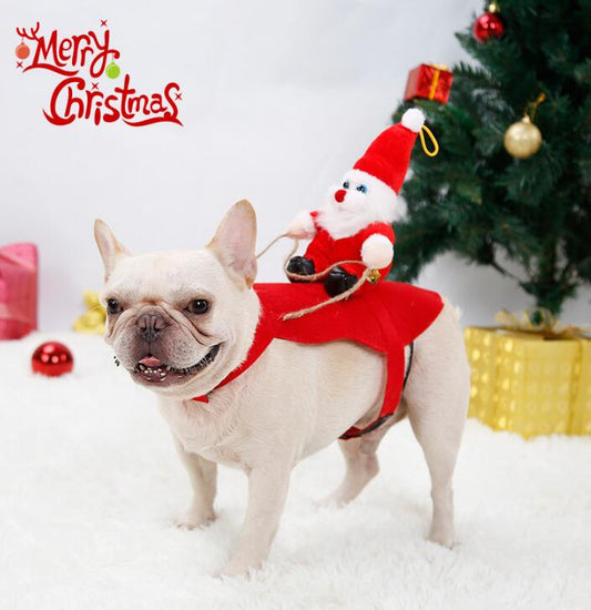 Santa's Pet Sleigh-Ride Christmas Costume