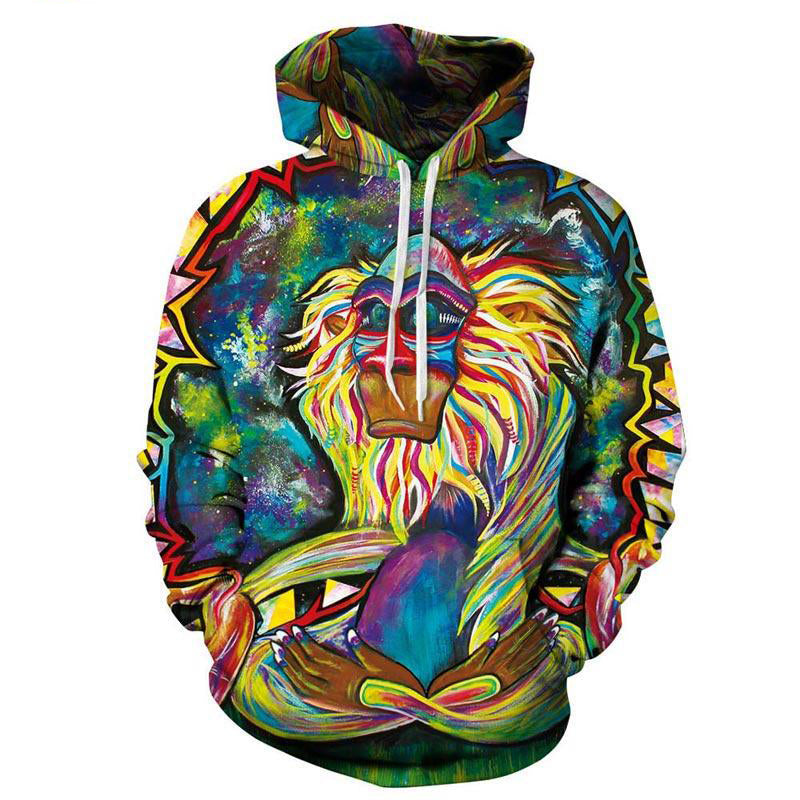Meditating Rafiki Hoodie