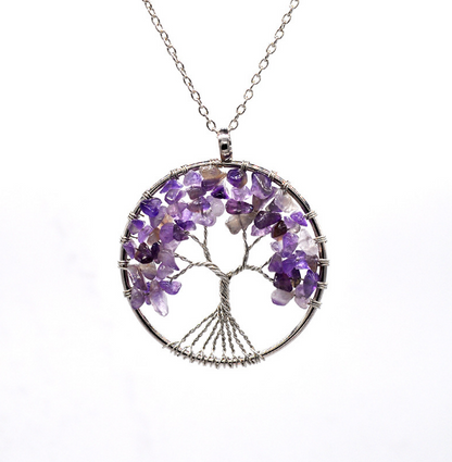 Tree of Life Pendant - Natural Healing Crystals