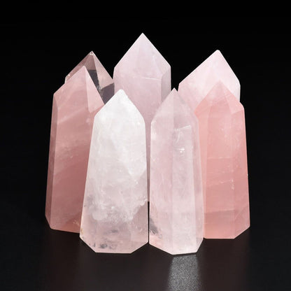 Large Pink Rose Quartz Point