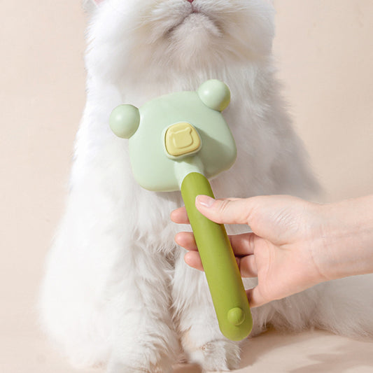 Beary Adorable Pet Comb - Push Button Easy Removal
