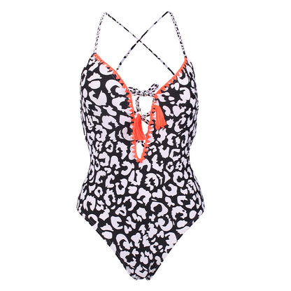 Vogue Vibe Backless Deep V One Piece Swimsuit