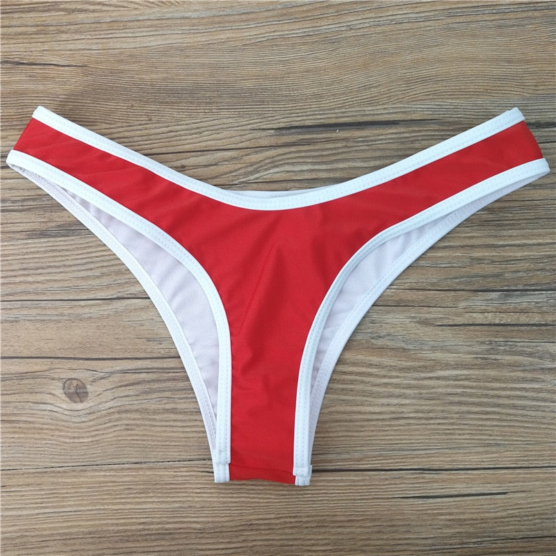 Dual Tone Vibe Women's 2 Color V Shape Bikini Bottoms