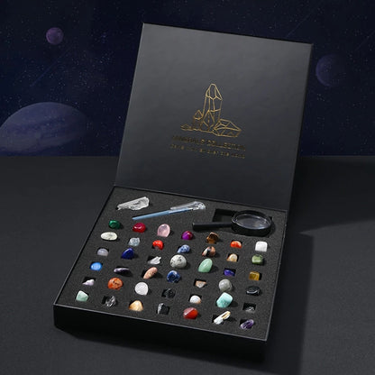 Crystal Educational Kit - 43 Kinds Of Mineral Specimens