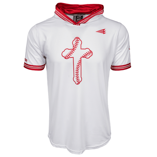 Baseball Seam Cross HyperMAX Short Sleeve Hoodie