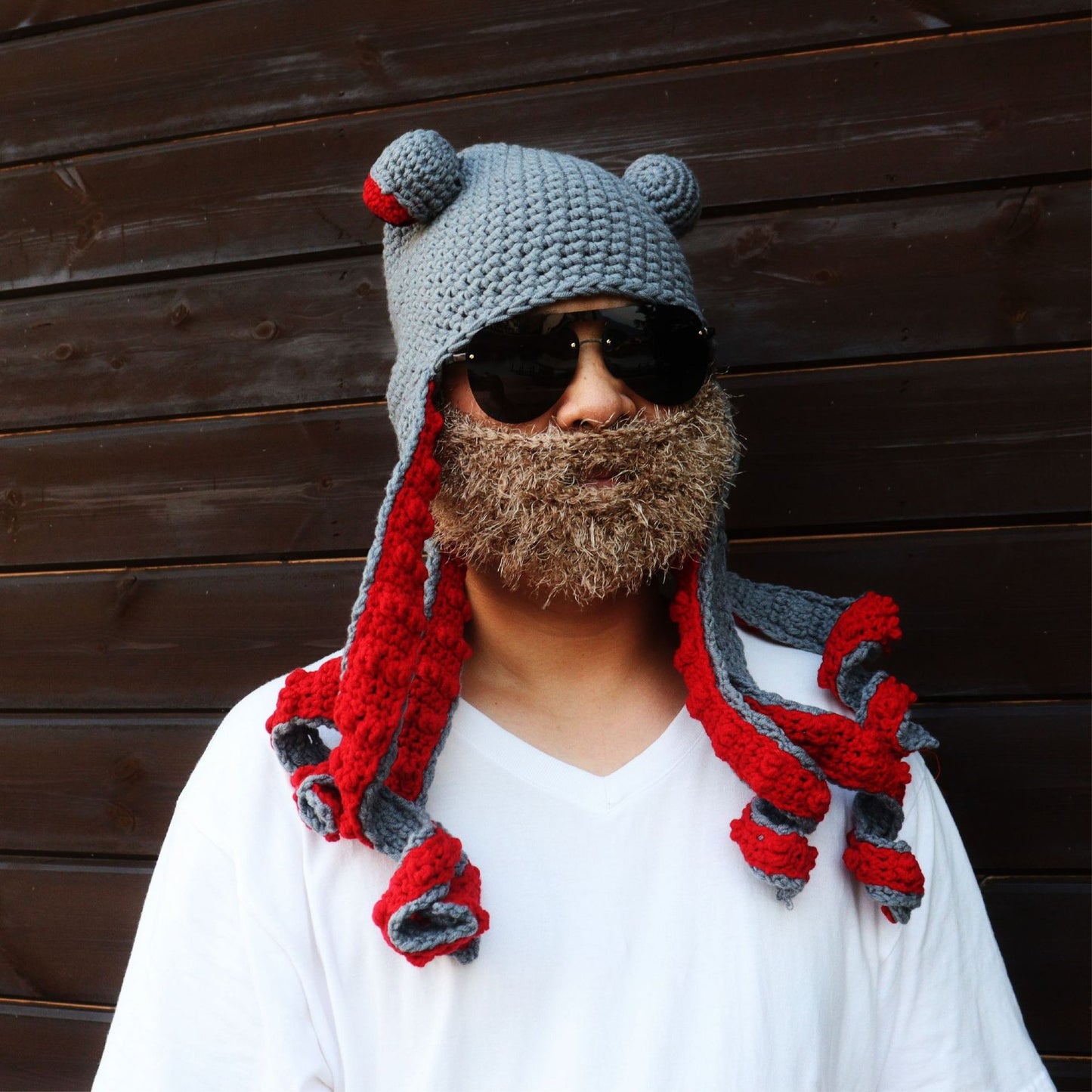 Kraken Cozy: Octopus Knitted Hood