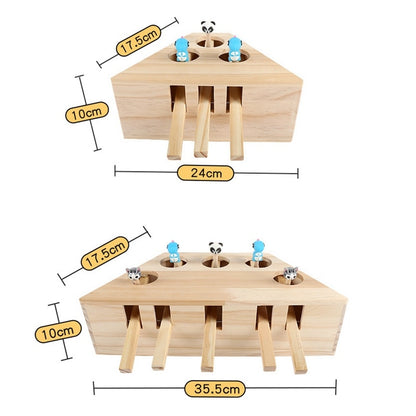 Solid Wooden Interactive Maze Pet Cat Toy