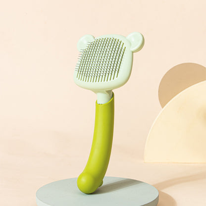 Beary Adorable Pet Comb - Push Button Easy Removal