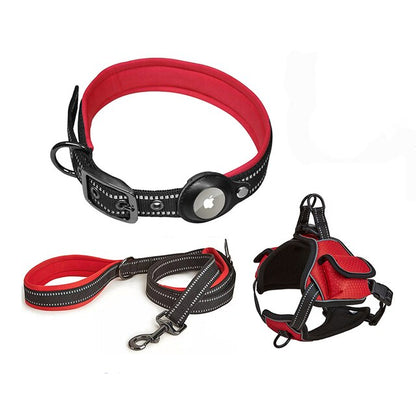 Airtag Pet Harness Safety Vest Set