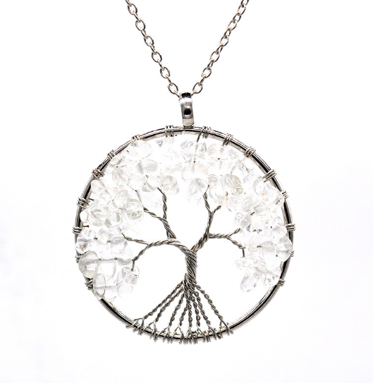 Tree of Life Pendant - Natural Healing Crystals