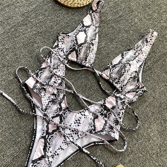 Women's One Piece Bathing Suit Various Animal Patterns